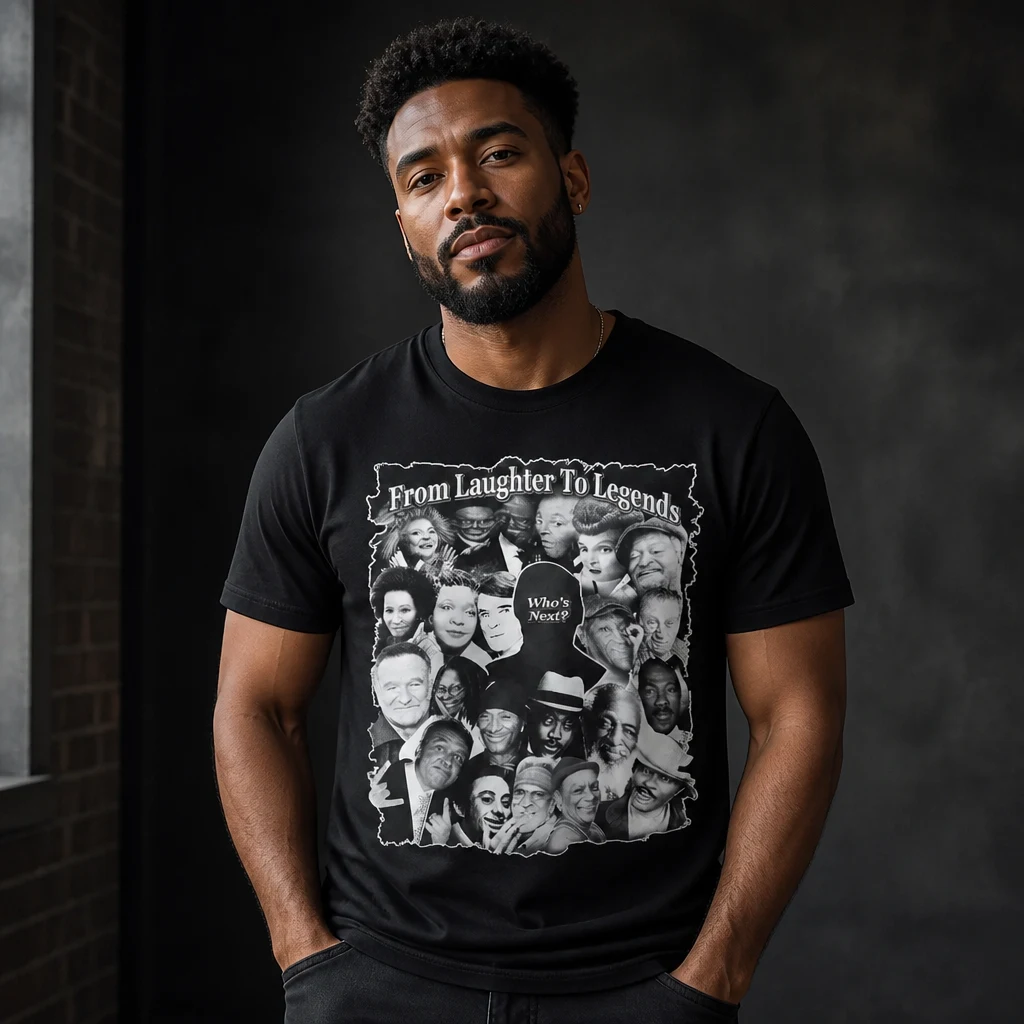 From Laughter to Legends Tee Black
